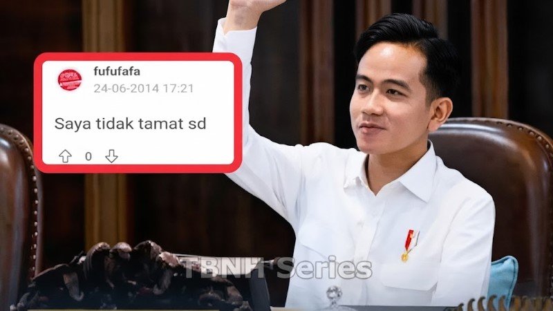 Cuitan Fufufafa “Saya Tidak Tamat SD” Viral Lagi! Publik Langsung Kaitkan dengan Polemik Ijazah Gibran