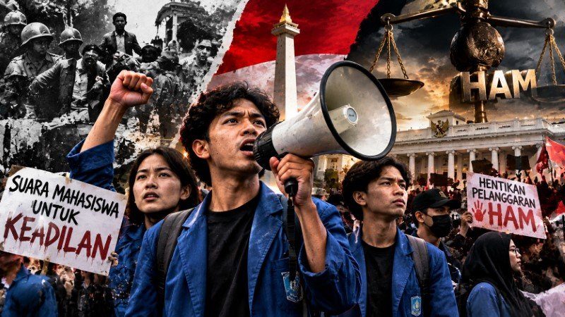Isu September Hitam Menggelegar Lagi! Gerakan Mahasiswa Ditantang Jadi Motor Penggerak Solusi Kasus HAM