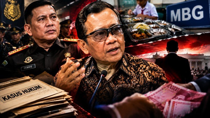 MBG Mendadak Sunyi! Mahfud MD Cium Aroma ‘Barter Isu’ dengan Kasus Jagung Febrie Adriansyah