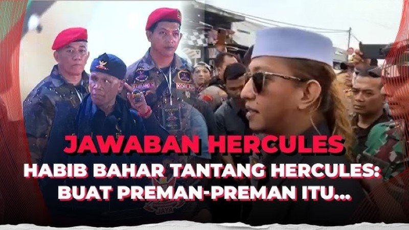 Makin Panas! Hercules Akhirnya Jawab Tantangan Duel Habib Bahar, Isinya Bikin Syok
