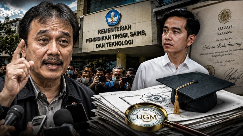 Roy Suryo Turun Tangan! Cek Langsung ke UTS Insearch, Tak Ada Satu Pun yang Kenal Gibran