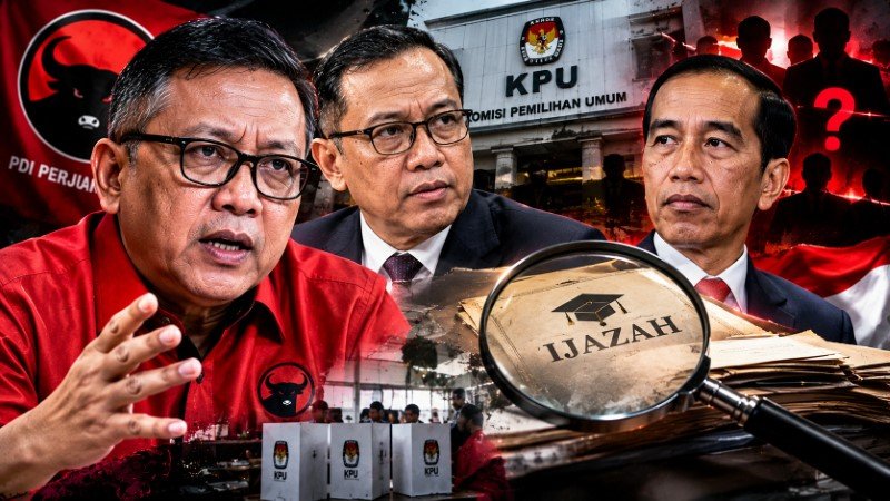 Politikus PDIP Soroti Kesaksian Andi Widjajanto: Ada Dugaan “Mafia KPU” di Balik Hilangnya Dokumen Jokowi!