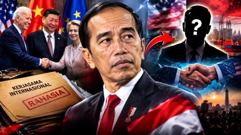 Agenda Gelap Terbongkar? Publik Mulai Curiga Jokowi Diam-Diam Menjadi ‘Antek Asing’!