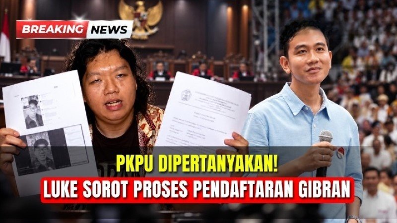Aktivis Bongkar 'Kejanggalan Berkas' KPU Pencalonan Gibran Cuma Serahkan 2 Dari 4 Dokumen yang Ditentukan!