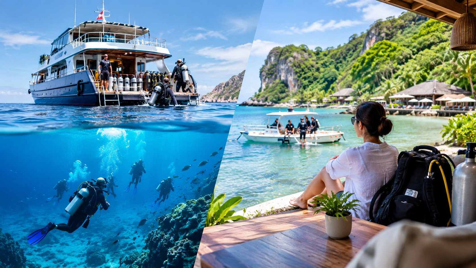 New to Dive Trips? Understand Liveaboard vs Land Based