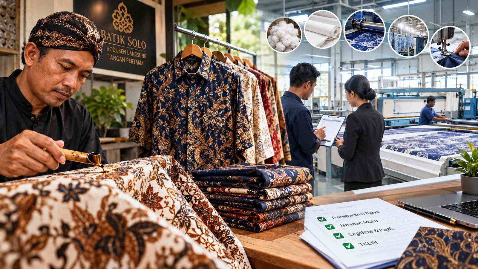 Strategi Pabrik Batik Tradisional Solo Bersaing di Pasar Tekstil Modern