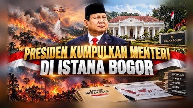 TERUNGKAP! Bukan Bahas Evaluasi, Sosok Ini yang Bikin Pejabat Berkumpul di Istana Bogor Semalam